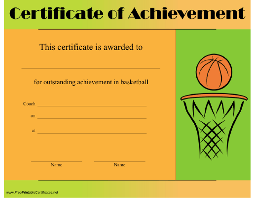 Basketball Achievement