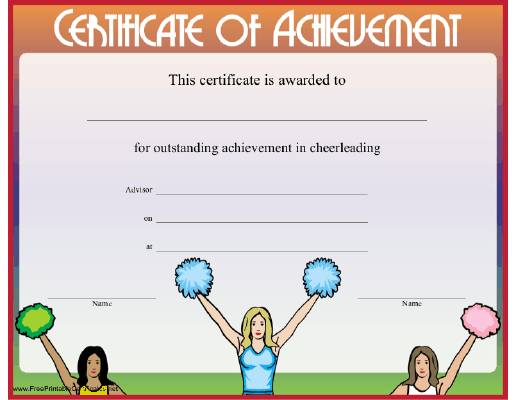 Cheerleading Achievement