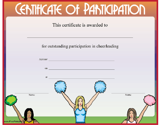 Cheerleading Participation