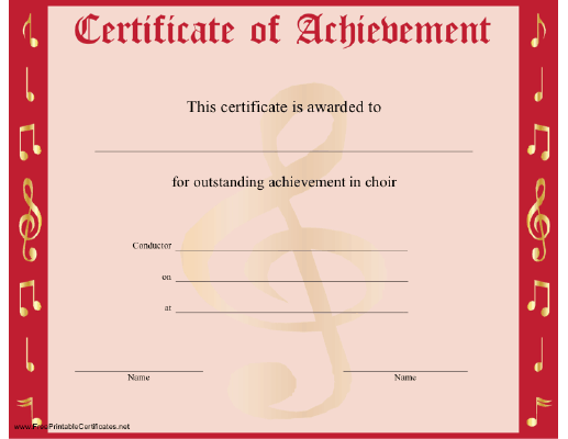 Choir Achievement