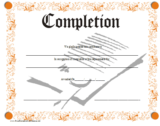 Completion