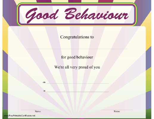 Good Behaviour