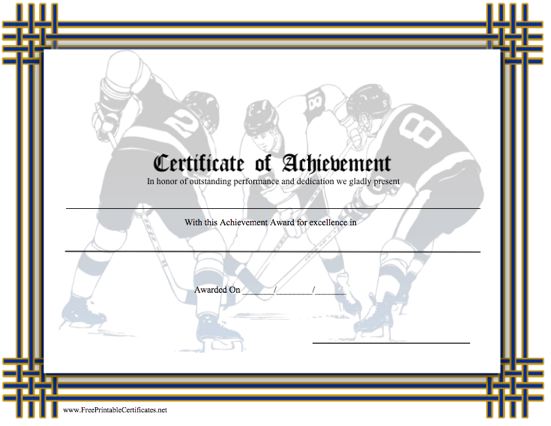 Achievement - Hockey