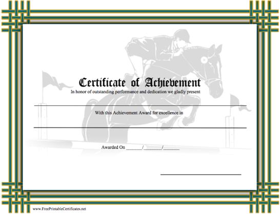 Achievement - Horse Vaulting