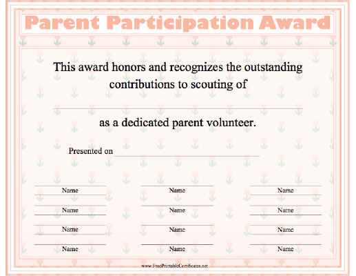 Parent Participation