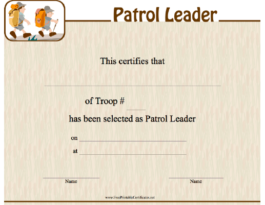 Patrol Leader