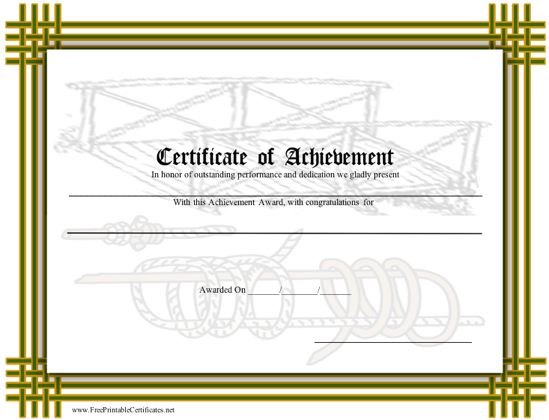 Achievement - Scouts Bridging