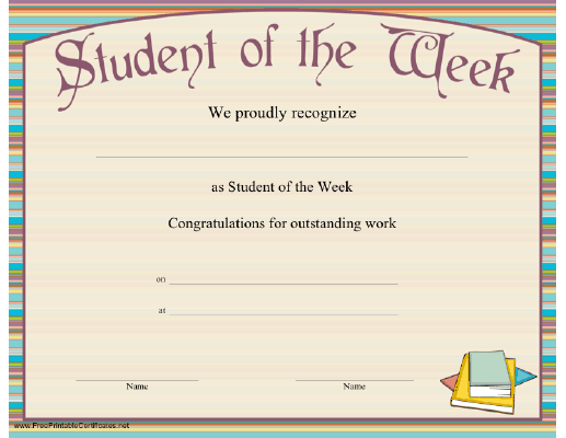 Student of the Week