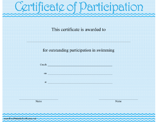 Swimming Participation