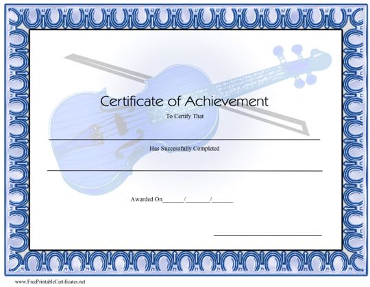 Achievement - Violin