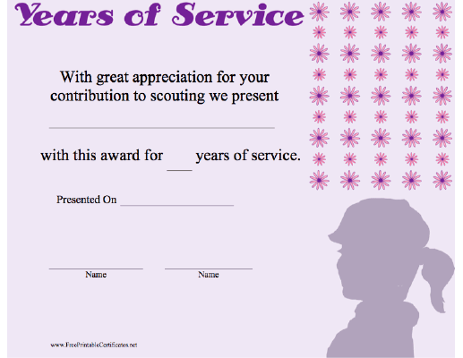 Years of Service