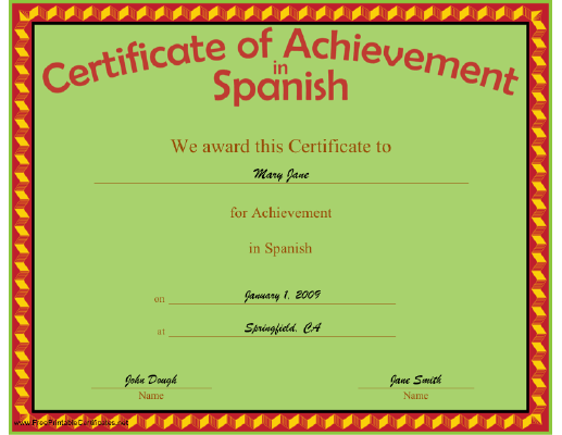 certificate-of-achievement-in-spanish-printable-certificate