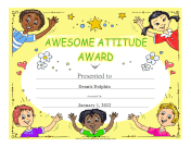 Awesome Attitude Award