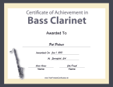 Bass Clarinet Instrumental Music