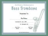 Bass Trombone Instrumental Music