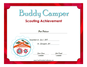 Buddy Camper Badge