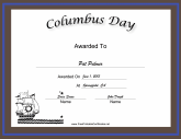 Columbus Day Holiday