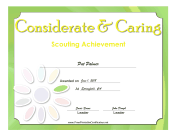 Considerate And Caring Badge