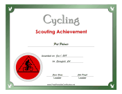 Cycling Badge