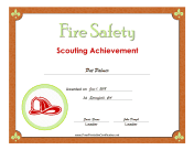 Fire Safety Badge