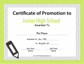 Junior High School Promotion