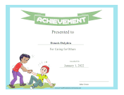 Kids Achievement Award Caring