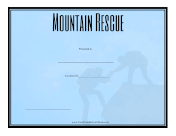 Mountain Rescue Award