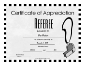 Referee Award