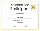 Science Fair Participant