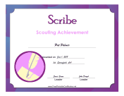 Scribe Badge