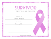 Survivor of Testicular Cancer