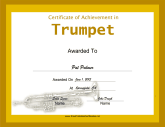 Trumpet Instrumental Music