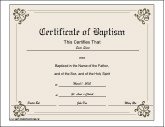 Religious Certificates - Free Printable Certificates