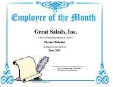 Employee of the Month